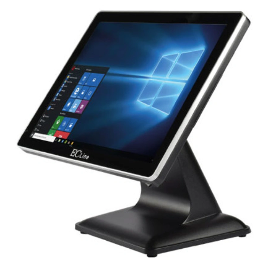 EKHMORAB001_zoom Punto De Venta ECLINE Touch Sreen Tam 101 / 15” / Intel Bay Trail Celeron J1900 / 4GB DDRIII / 128GB SSD / X1 USB 3.0, X3 USB 2.0, VGA, X1 RJ11 / Windows 7, 8.1 / Negro - Image 1