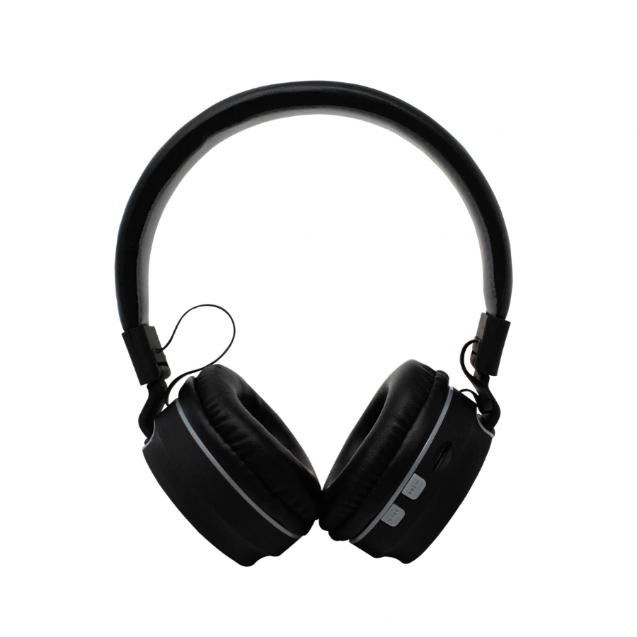 NEGRO_FRENTE-25 Diadema NECNON ON-EAR NBH-05 / Inalámbrico / Bluetooth / 3.5Mm Stereo / Mega Bass / Manos Libres / Radio FM / Slot Para Memoria TF / Negro - Image 1