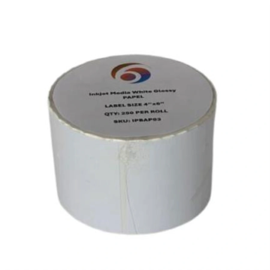 S0CPAPAE010_zoom Rollo De Etiquetas SIX GRAPHICS / 4X6Pulgadas / Núcleo 1" / Blanco - Image 1