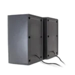 Bocinas VORAGO Para Computadora SPK-106 / Alámbrico / 3.5mm / Alimentación Por USB / 2.0 Canales / 3W / Negro - Image 4