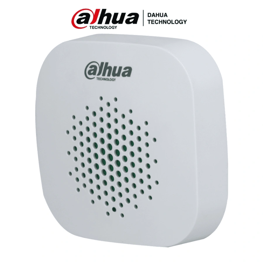 Sirena-Inalambrica-para-Alarma-de-Interior-DHI-ARA12-W2 Sirena Inalámbrica DAHUA DHI-ARA12-W2 / 85 dB +- 3 / 3 Niveles de Volumen / Led Indicador / Alarma de Batería Baja / Para Interior / Blanco - Image 1