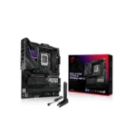 Tarjeta Madre ASUS ROG STRIX Z790-E GAMING WIFI II / ATX / LGA1700 / 192GB X4 DDR5 8000Mhz, XMP / X4 SATA / X1 M.2 PCIe 5.0 x4, X4 M.2 PCIe 4.0 x4 / X1 HDMI, X1 DisplayPort, X10 USB-A, X2 USB-C, X1 RJ45, X5 3.5MM / Wi-Fi 7 / Bios Flashback / ASUS ROG Aura Sync / Negro