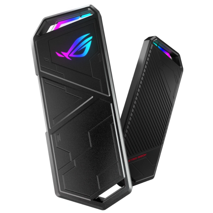 h732 Gabinete Para SSD M.2 ASUS ROG STRIX ARION / ARGB Aura Sync / M.2 2280 / PCIe 3.0 X4 / USB-C 3.2 Gen 2, / Color Negro - Imagen 1