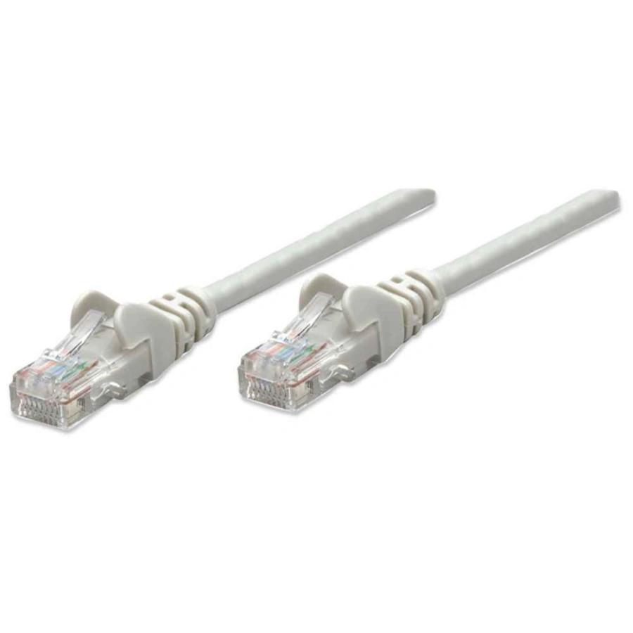 network-cable-cat5e-utp-318921-1_1024x1024@2x Cable De Red INTELLINET UTP / RJ45 / Macho-Macho / 1 Metro / CAT5E / PVC / Gris - Image 1