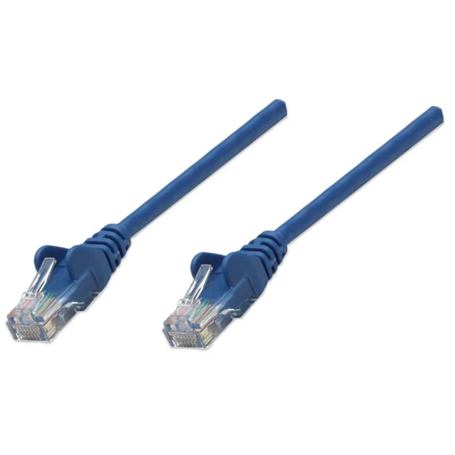 network-cable-cat6-utp-342568-1_3c2cc97e-af11-4e76-9932-7d67a6becd52 Cable De Red INTELLINET UTP / RJ45 / Macho-Macho / 4.2 Metros / CAT5E / PVC / Azul - Image 1