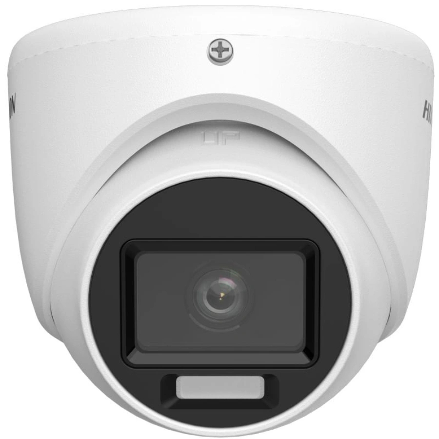 海螺30-D0T-正面 Cámara De Vigilancia HIKVISION DS-2CE76K0T-LMFS / 2K / 2960X1665 Pixeles / IR 30 M / Visión Nocturna / IP67 / DualLight / Micrófono / Blanco - Image 1