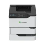 Impresora Láser LEXMARK MS826DE / 70 PPM / USB 2.0, Ethernet / 1200X1200 PPP / Blanco Y Negro / Pantalla Táctil A Color 4.3" / Hogar, Oficina / Color Blanco