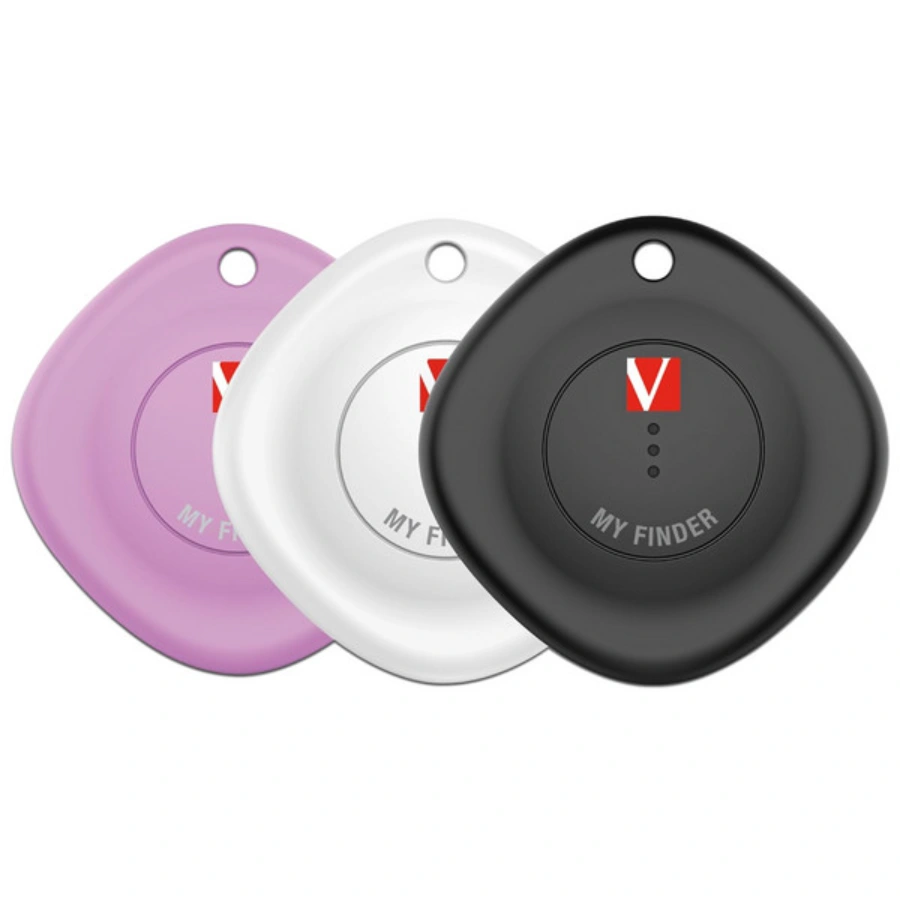 1 Localizador VERBATIM MY FINDER / Bluetooth / IP66 / Paquete 3 Pzas / NFC / Batería Alto Rendimiento / App Compatible Con iPhone, iPad Y Macbook - Image 1