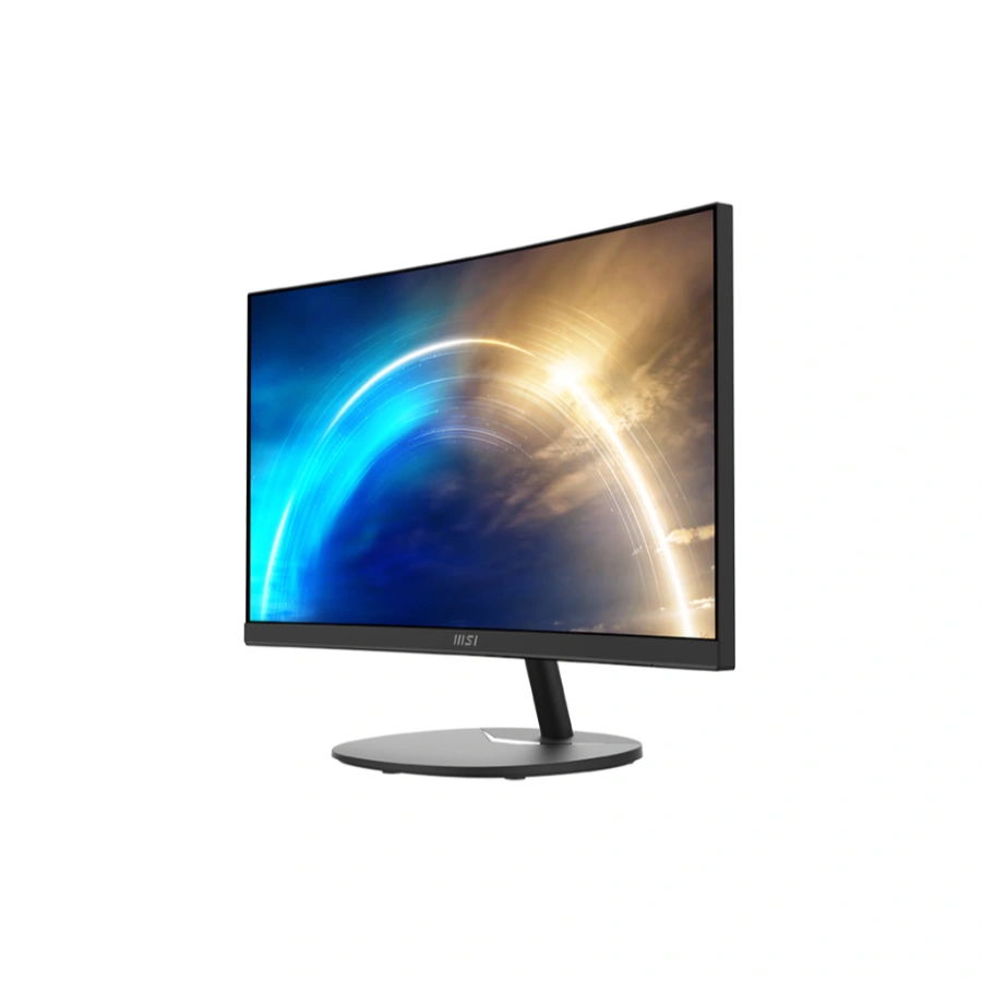 1024 Monitor Gamer MSI PRO MP2412C / 23.6" / 1920X1080 / 100Hz / Panel VA / Curvatura 1500R / 4 MS / HDMI, DP, 3.5 MM / Montaje VESA/ Antideslumbrante / Negro - Image 1