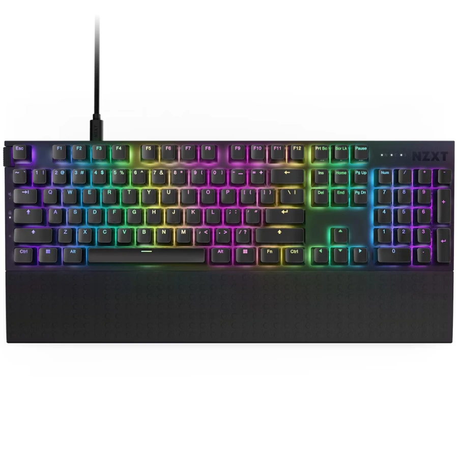 1707522525-function-2-hero-black Teclado Mecánico Gamer NZXT Function 2 RGB / Alámbrico / Cable USB C 2M / Wt / Inglés Sin Ñ / Anti-Ghosting / Color Negro - Image 1