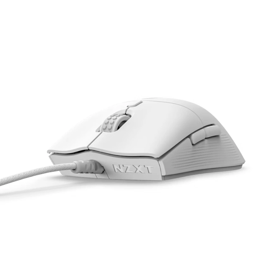 1708459590-lift-2-symm-hero-white Mouse NZXT LIFT 2 SYMM / Alámbrico / Sensor PixArt PMW3395 / 58g / 100 Millones de clicks / Hasta 26,000 DPI / Interruptores Ópticos / NVIDIA Reflex Compatible / Blanco - Image 1