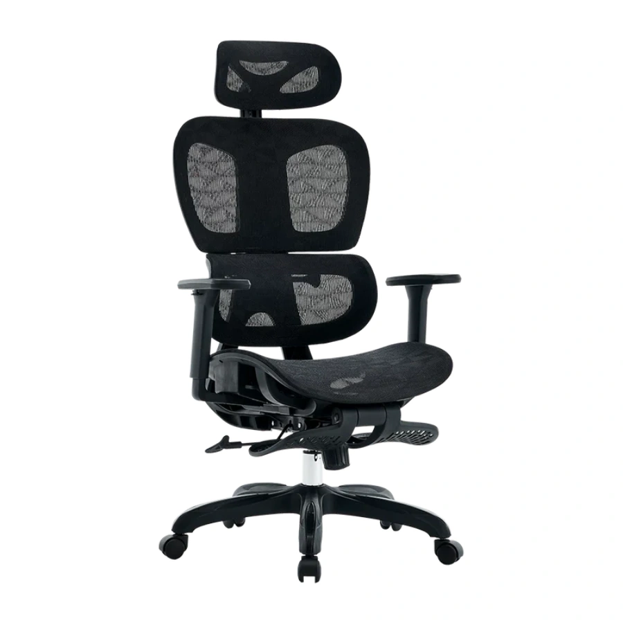2 Silla Gaming ACTECK FLUX PRO EC757 / Pistón Clase 4 / Reposabrazos 3D Ajustable / Reposapiés / Mecanismo De Inclinación Hasta 135° / Soporte Cervical / Hasta 136KG / Negro - Image 1
