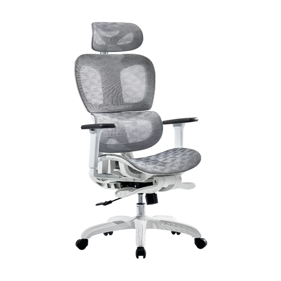 2 Silla Gaming ACTECK FLUX PRO EC757 / Pistón Clase 4 / Reposabrazos 3D Ajustable / Reposapiés / Mecanismo De Inclinación Hasta 135° / Soporte Cervical / Hasta 136KG / Blanco - Image 1