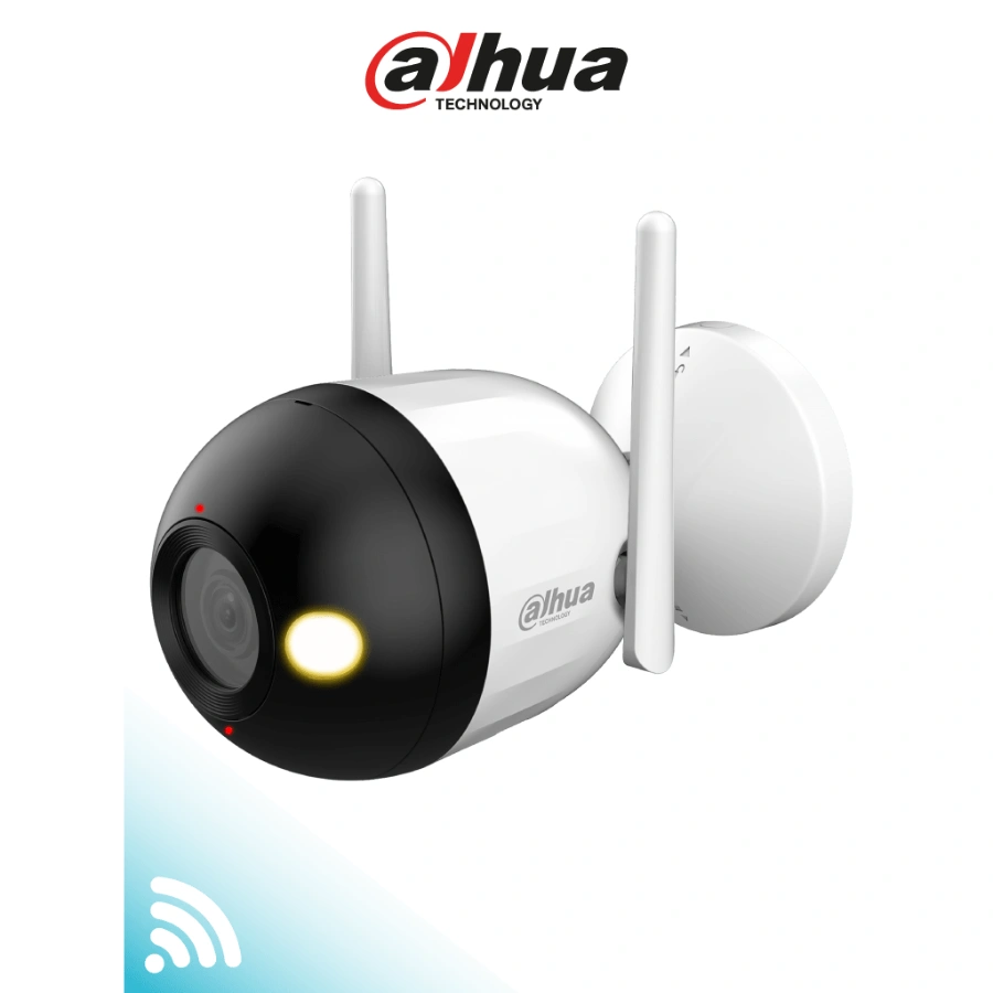 DH-F2C-PV-img1 Cámara De Vigilancia DAHUA DH-F4C-PV / 4Mp / FULL Color / Iluminación Dual Inteligente / Ir De Luz 30Mts / Detección de Humanos Por IA / Admite Micro SD Hasta 256 GB / Para Exterior IP67 / Color Blanco - Image 1