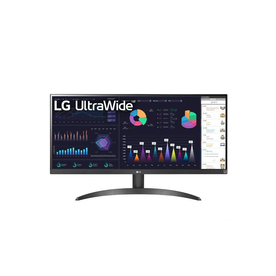 DZ-1 Monitor Gamer LG UltraWide 29WQ500 / 29" / 2560 X 1080 / 100Hz / Panel IPS / 5MS / HDMI, DisplayPort / AMD Freesync / Negro - Image 1
