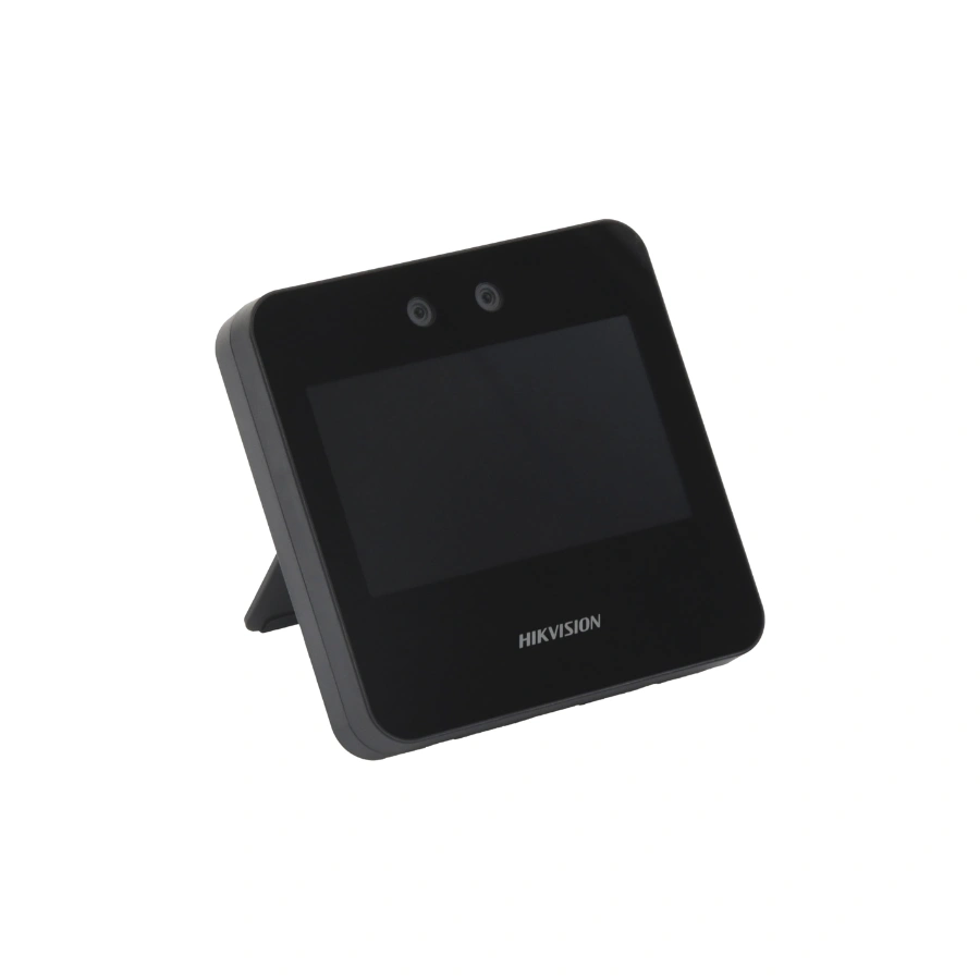 ds-k1t343m-wx (1) Control De Acceso Y Asistencia HIKVISION / Touch De Reconocimiento Facial / 1500 Rostros Y 3000 Tarjetas / Lee códigos QR / Pantalla LCD 4.3" / Negro - Image 1