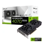 Tarjeta De Video PNY GeForce RTX™ 4070 SUPER OC DF VERTO / 12GB GDDR6X / 192 Bits / Núcleos CUDA 7168 / X1 HDMI, X3 DP / PCI Express 4.0 x16 / X1 16 Pines
