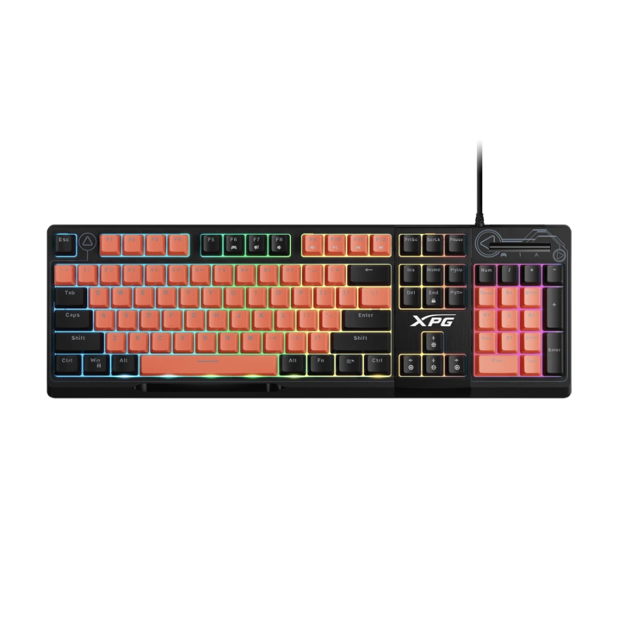 seeker_mera_02_2000x2000_png Teclado Gamer XPG SEEKER RGB / Alámbrico / Cable USB / Membrana Con Sensación Mecánica / 9 Modos De Iluminación / Color Negro - Image 1