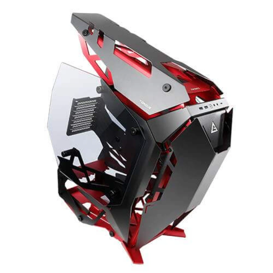 gallery-torque-4 Gabinete Antec Torque E-ATX Full Tower Con Panel de Vidrio Templado, Negro Rojo, Amplio Soporte De Enfriamiento Liquido y Diseño Futurista Para PC Gaming - Image 1