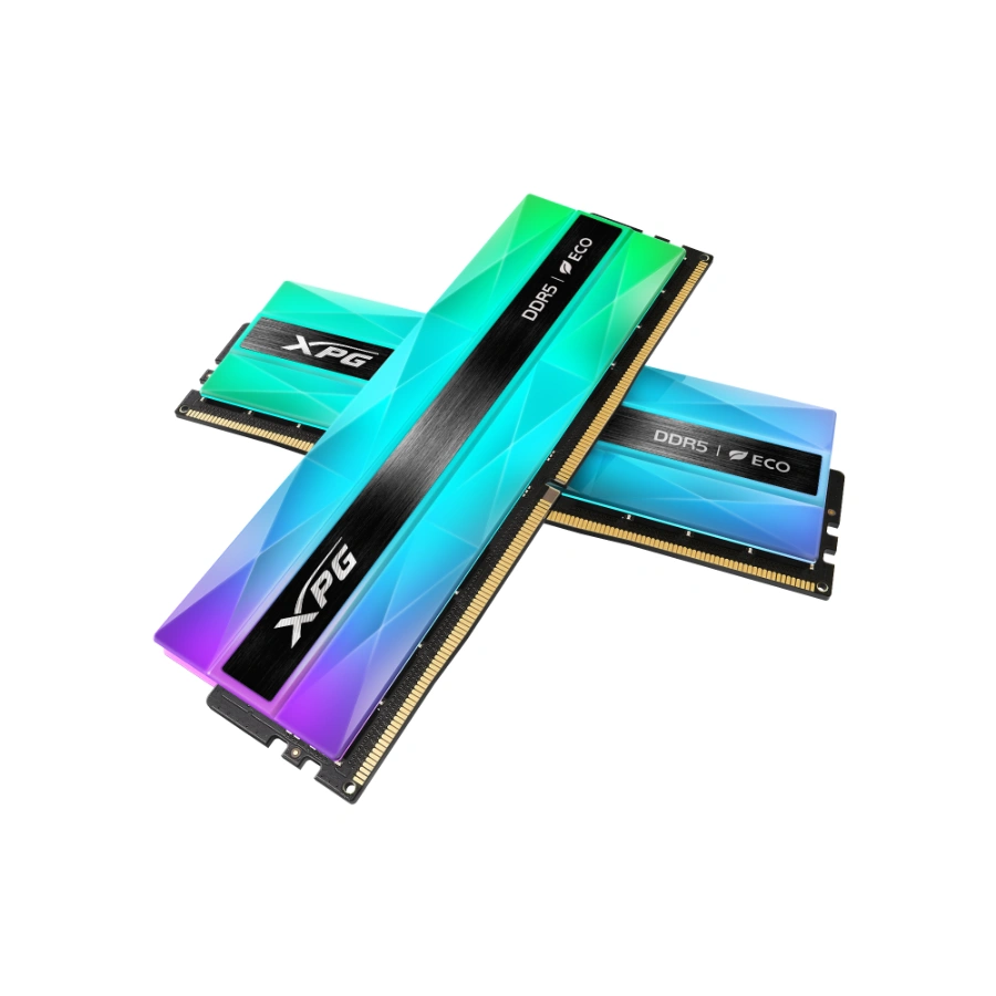 02_lancer_neon_pd_2000x2000_3 Kit De Memoria RAM XPG Lancer Neon RGB DDR5, 2x24 48GB, 7200MHz, CL34, XMP/EXPO, Multicolor, AMD Expo - Image 1