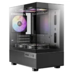 Gabinete Antec Cx200m RGB Elite - Mini Tower, Micro-ATX, ITX, Incluye 5 Ventiladores RGB, USB3.0, Audio y Micrófono 3.5MM, Negro - Image 2