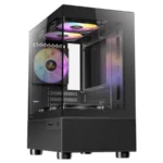 Gabinete Antec Cx200m RGB Elite - Mini Tower, Micro-ATX, ITX, Incluye 5 Ventiladores RGB, USB3.0, Audio y Micrófono 3.5MM, Negro - Image 3