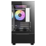Gabinete Antec Cx200m RGB Elite - Mini Tower, Micro-ATX, ITX, Incluye 5 Ventiladores RGB, USB3.0, Audio y Micrófono 3.5MM, Negro - Image 5