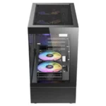 Gabinete Antec Cx200m RGB Elite - Mini Tower, Micro-ATX, ITX, Incluye 5 Ventiladores RGB, USB3.0, Audio y Micrófono 3.5MM, Negro - Image 6
