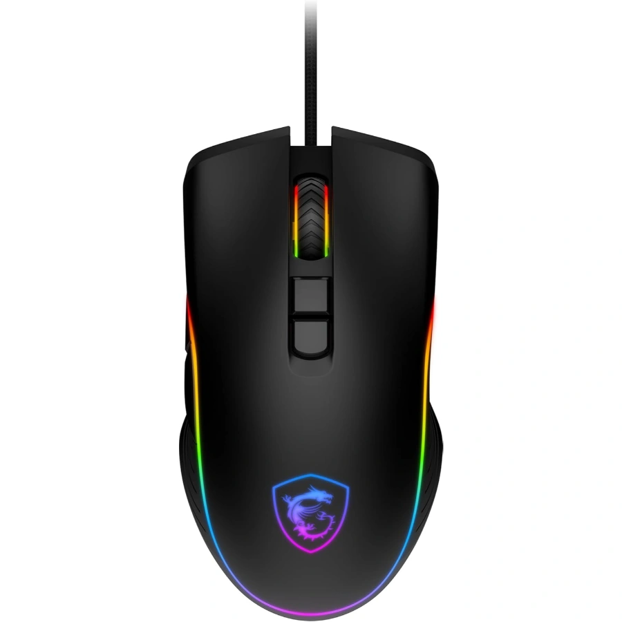 61+qvAqAHKL._AC_SL1500_ Mouse Gamer MSI Forge GM300 - Alámbrico, USB, 7200 Dpi, 7 Botones, RGB, Sensor Optico, Cable 1.5mtrs, Negro - Image 1