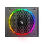 Fuente De Poder GAME FACTOR PSG1050 ARGB – 1050W, Conexión Modular, Certificación 80 Plus Gold, 20+4Pin, CPU 4+4, Pci-E 6+2, PCIe 5.0 12+4, Sata, Molex - Negro - Image 2
