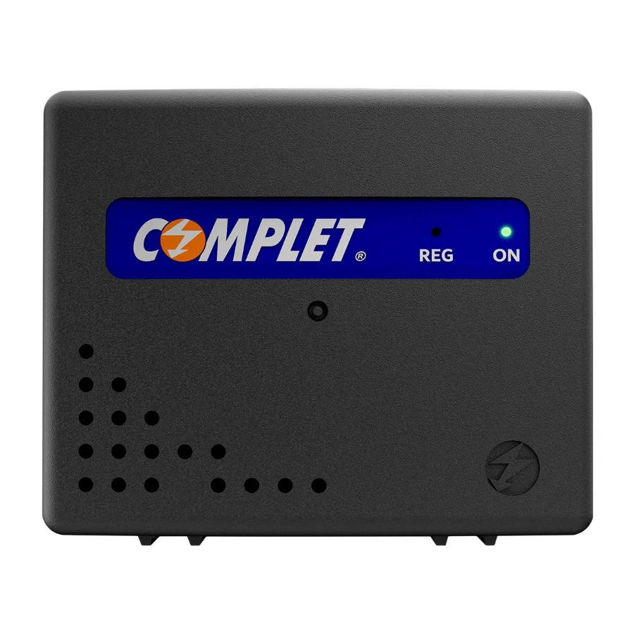 COMPLET658897 Regulador COMPLET ERV-6-012 - 1000W, 2000 Va, Con Supresor De Picos, 8 Contactos - Negro - Image 1