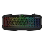 Teclado Gaming GENIUS GX Scorpion K11 Pro - Anti-ghosting, 6 Teclas Programables, Retroiluminado, Alámbrico, USB, Color Negro