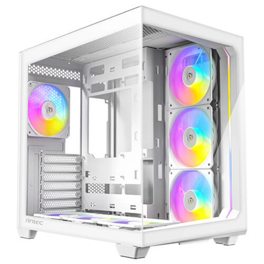 gallery-c5-argb-white-01 (1) Gabinete ANTEC C5 ARGB - ATX, Ventana Lateral Cristal Templado, 7 Ventiladores, No Incluye Fuente, USB 3.0, USB-C, 3.5mm - Blanco - Image 1