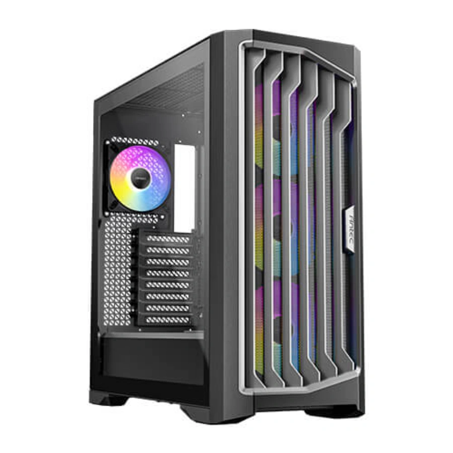 gallery-performance-1-ft-argb-01 Gabinete ANTEC PERFORMANCE 1 FT ARGB – E-ATX, Cristal Templado, 4 Ventiladores Incluidos, USB 3.0, USB Tipo-C 3.2 - Negro - Image 1