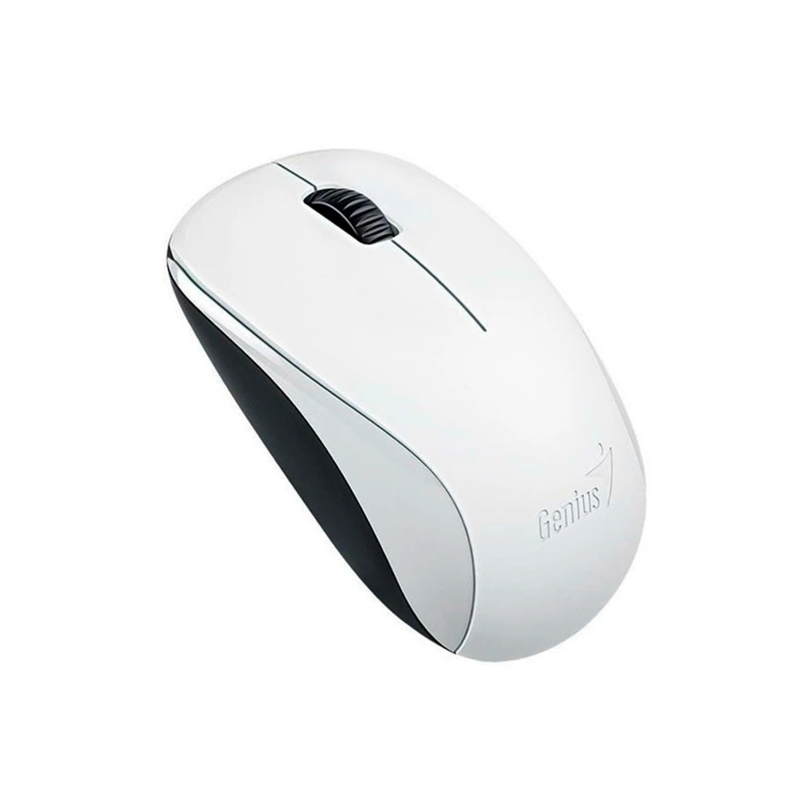 09116325978734 Mouse GENIUS NX-7000 - Inalámbrico, Receptor USB 2.4 GHz, 3 Botones, 1200 Dpi - Color Blanco - Image 1