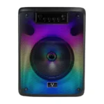 Bocina VORAGO BT 303 SPEAKER RGB – Bluetooth 5.3, Inalámbrico, Alámbrico, 3.5mm, 10W RMS, Hasta 4 Horas de Música - Color Negro