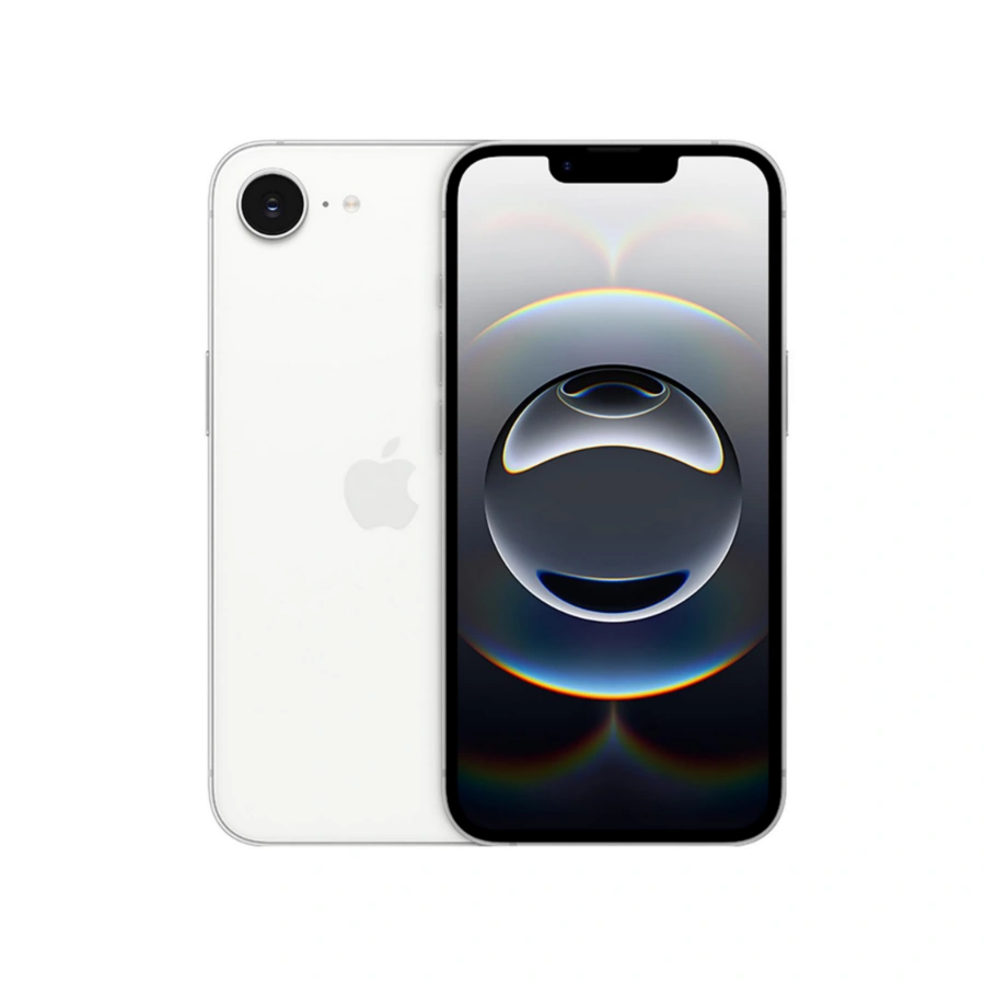 2824733-1 IPHONE 16E APPLE – 6.1”, iOS 18, Chip A18, Almacenamiento 128GB, Cámara 12MP/48MP - Blanco - Image 1