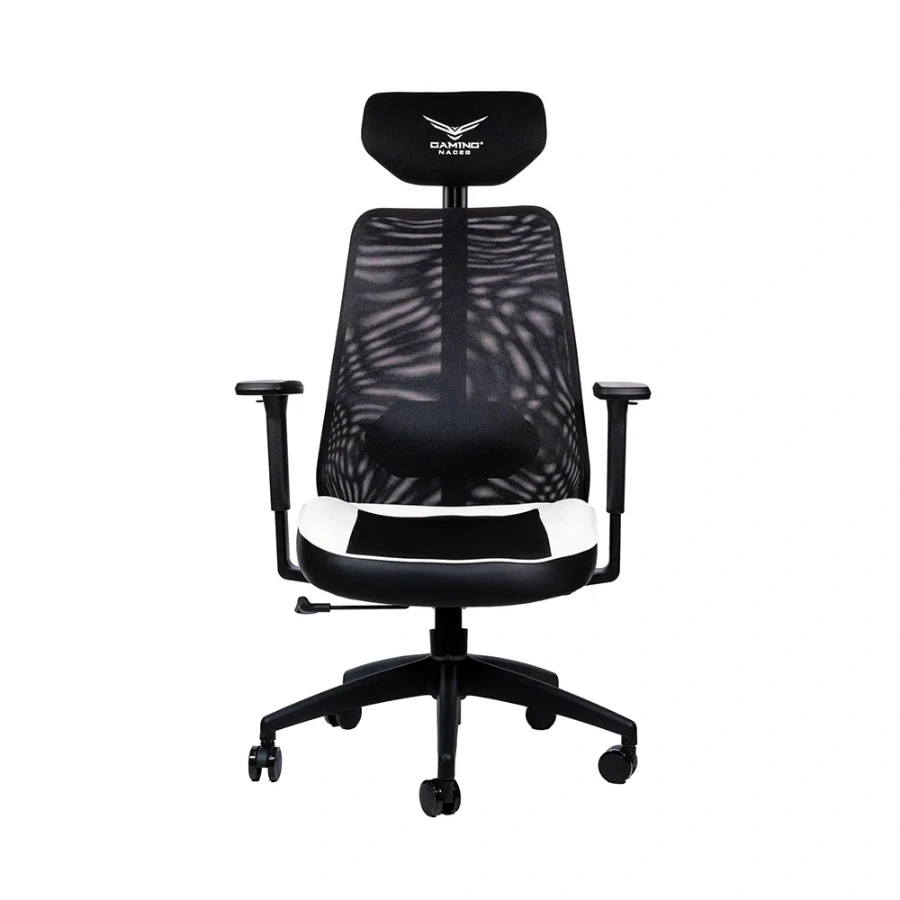 CP-NACEBTECHNOLOGY-NA-09S4B-ef5982 Silla Gamer Naceb X-one - Hasta 140kg, Respaldo Acolchado, Negro/Blanco - Image 1