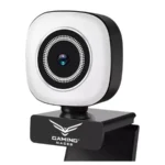 Cámara Web Webcam Naceb NA-0958 - Full HD, 1920 x 1080 Pixeles, 2k, 4k USB, Luz Led, Hasta 30 FPS, Blanco