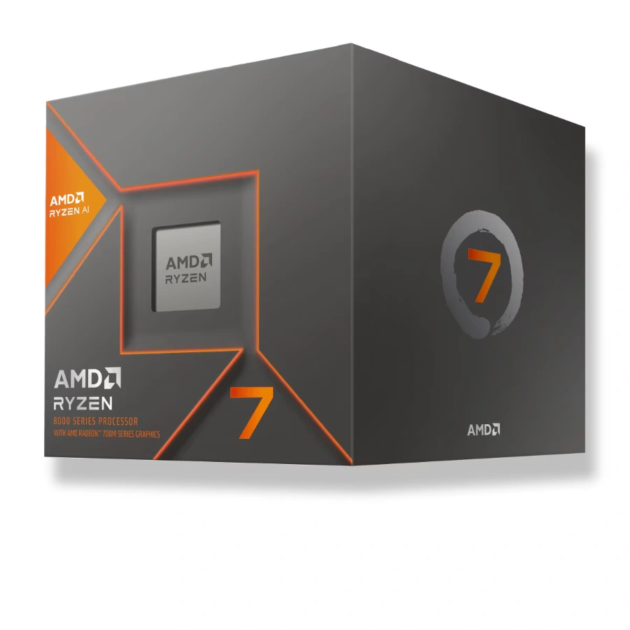 2505503-ryzen-7-8700g Procesador AMD Ryzen 7 8700G - Socket AM5, Hasta 5.1GHz, 8 Núcleos, Hilos 16, 24MB Caché, Incluye Disipador, Incluye Gráficos AMD Radeon - Image 1