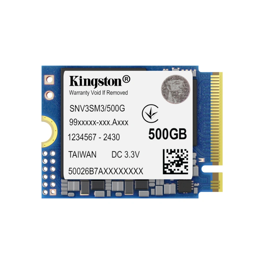 CP-KINGSTON-SNV3SM3500G-50c72e Unidad SSD NVMe Kingston SNV3SM3/500G – 500GB, M.2 2230, Lectura 5000MB/s, Escritura 3000MB/s, PCI Express 4.0, Nand 3D - Image 1