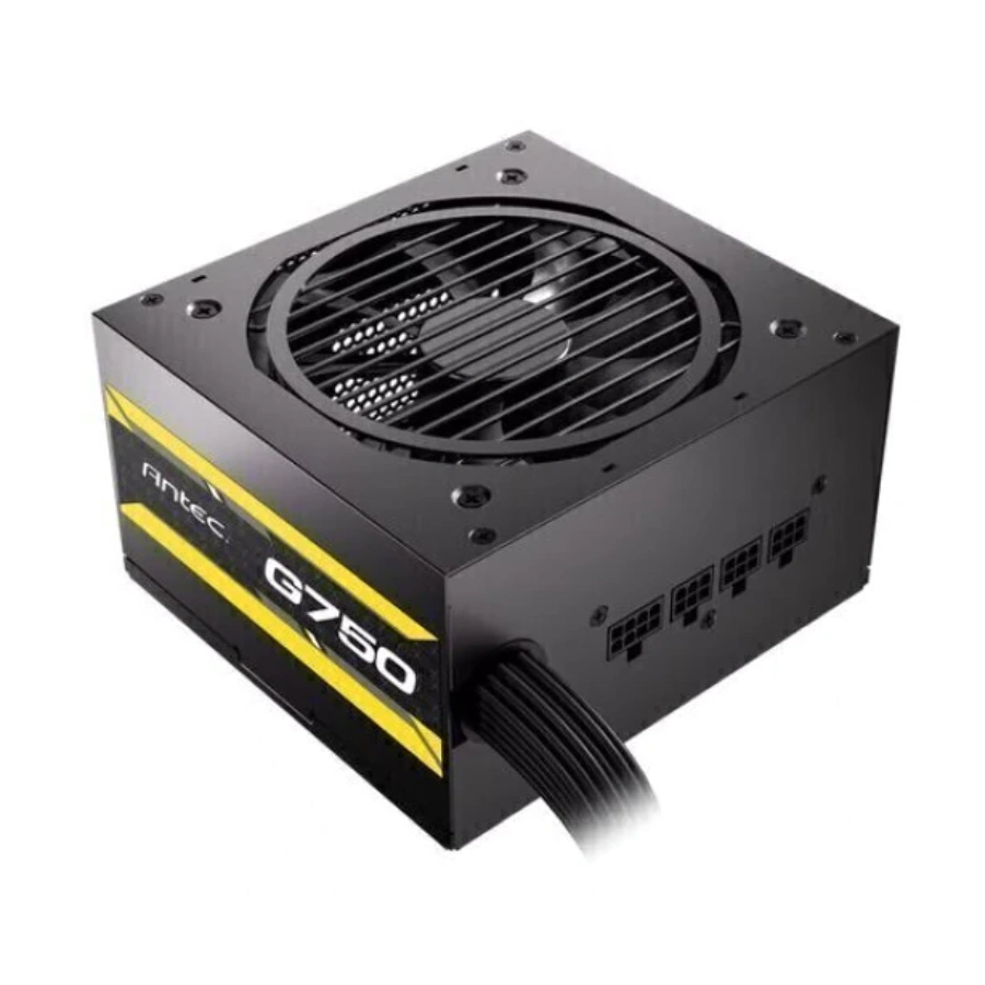 i9-1024-1024 Fuente De Poder Antec G850 80 PLUS Gold 750W – Semi Modular, 80+ GOLD, 24 Pin, PCI-e 6+2 Pin, EPS 4+4 Pin, 120mm, Negro - Image 1