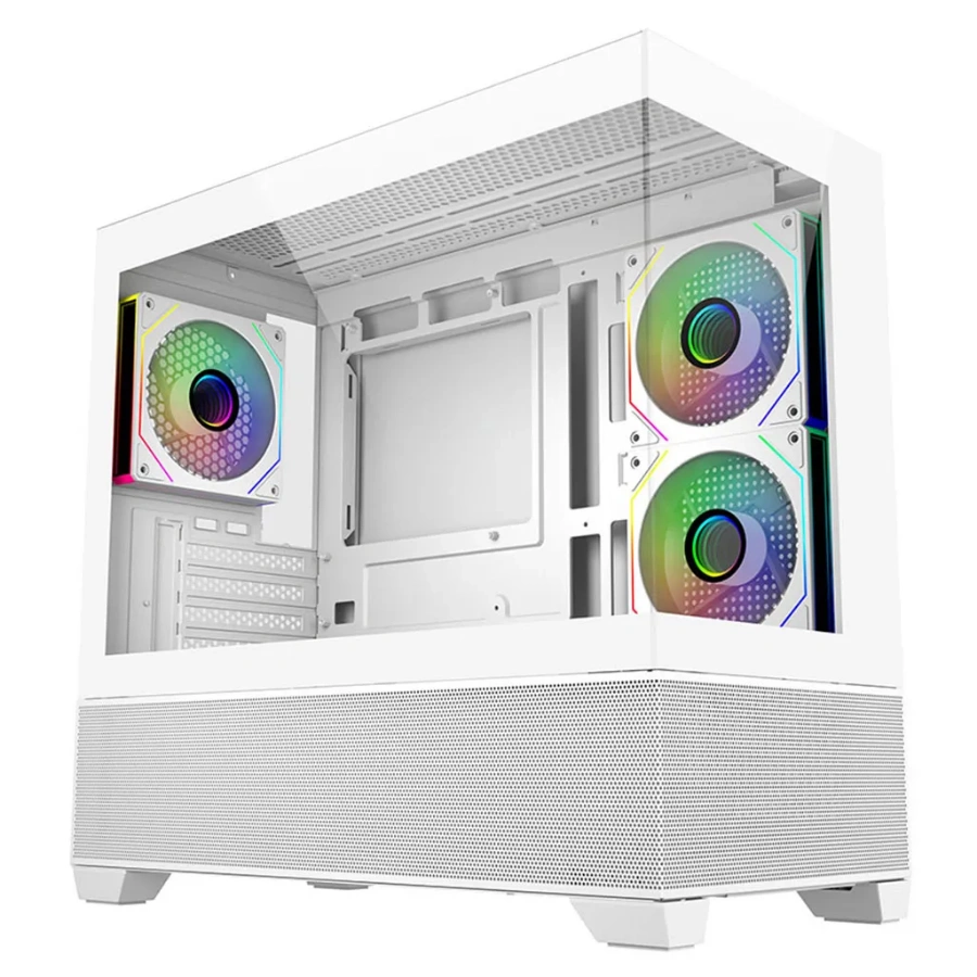 cooler_master_elite_KI Gabinete COOLER MASTER Elite 490 - Micro-ATX, Cristal Templado, 3 Vent. Incluidos, USB 3.0, Blanco - Image 1
