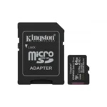 Memoria Micro SD KINGSTON - 64GB MicroSDXC UHS-I Clase 10, con Adaptador,  Negro - Image 2