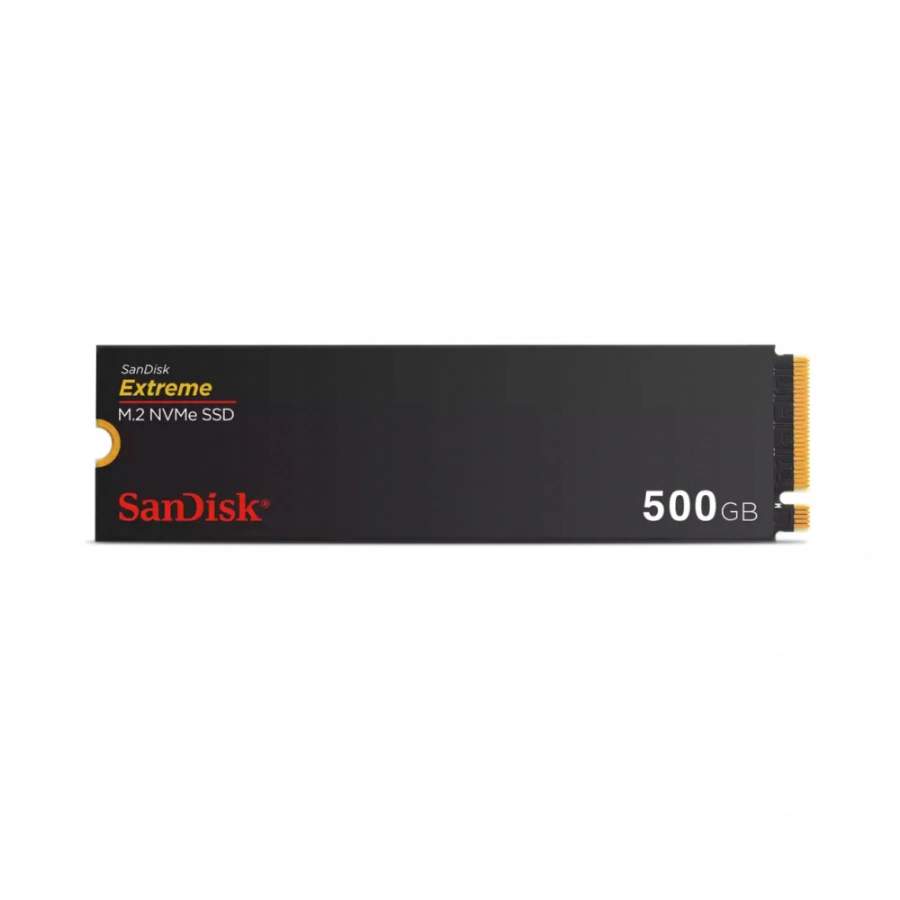 CP-SANDISK-SDSSDX3N-500G-G26-591e7f Unidad SSD M.2 NVMe SANDISK Extreme - 500GB, M.2 2280, PCIe 4.0, Lectura 5000 MB/s, Escritura 4000 MB/s, Negro - Image 1