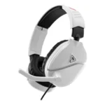 Diadema TURTLE BEACH Gamer Recon 70 - Alámbrico 3.5mm, Micrófono fijo omnidireccional abatible, Para PS5 y PS4, Xbox Series X|S y Xbox One, PC, Blanco Con Negro