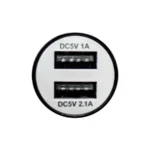 Cargador USB GHIA Para Auto - 2 Puertos USB, 2.1A, DC5V, Punta de Emergencia Rompe Cristales para Vehículos, Negro - Image 3