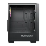 Gabinete MUNFROST Alpha Black - ATX, Cristal Templado, 4 Vent. Incluidos, USB 3.1, Color Negro - Image 4