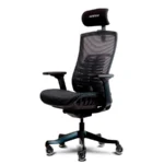 Silla Gamer MUNFROST NASH - Soporte Lumbar, Descansabrazos 3D, Hasta 180kg, Pistón Clase 4, Negro