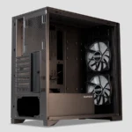 Gabinete MUNFROST ALDER - ATX, Cristal Templado, 2 Vent. Incluidos, USB 3.0, Negro Con Cafe - Image 4